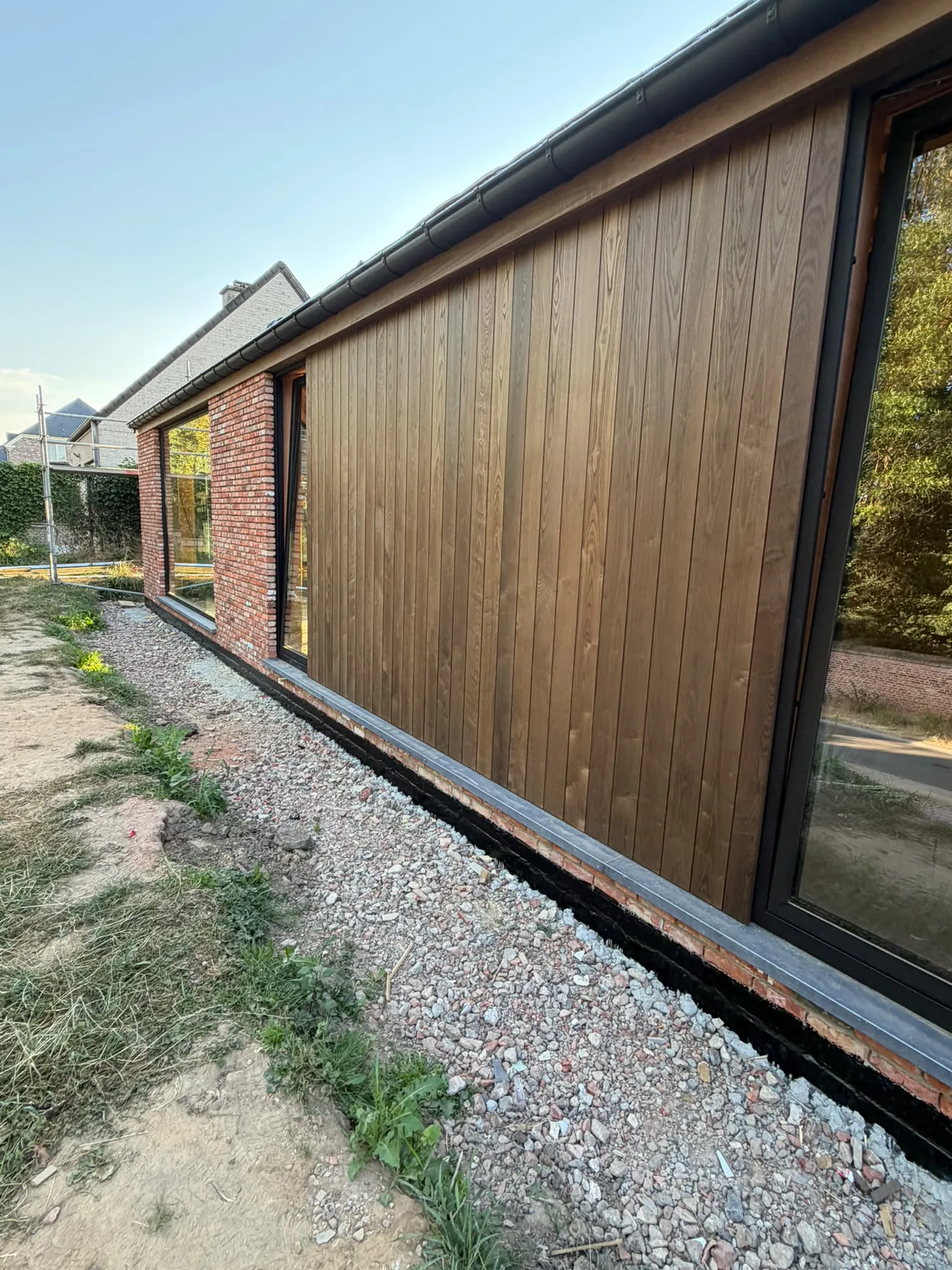 Longère contemporaine en bardage bois